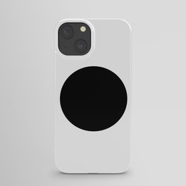 Black Circle iPhone Case