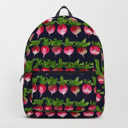 Watercolor radish seamless pattern Backpack | Painting, Vegtable, Watercolour, Vegtables, Radishes, Food, Foodillustration, Radish, Red, Vegan 