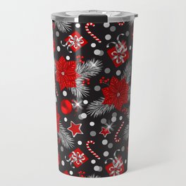 Christmas decoration pattern design Travel Mug