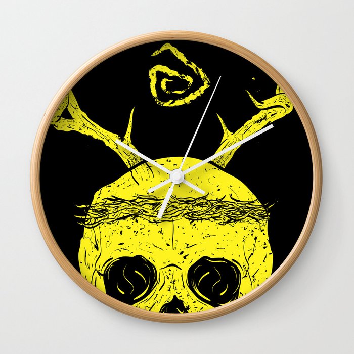 The Yellow King Wall Clock