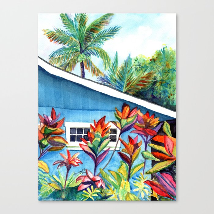 Hanalei Cottage Canvas Print