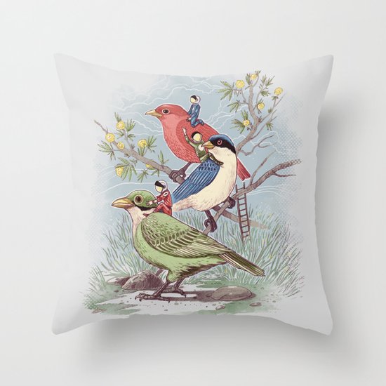 Ready to take off Throw Pillow