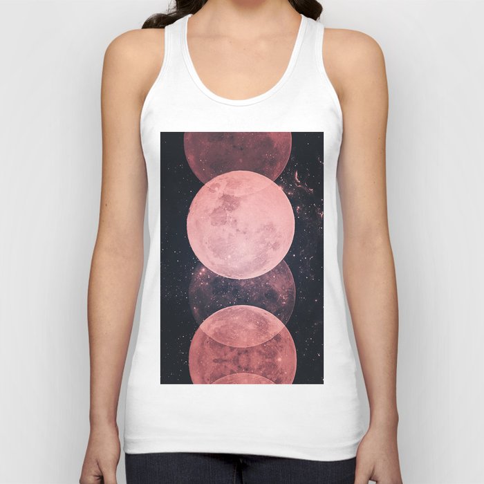 Pink Moon Phases Tank Top