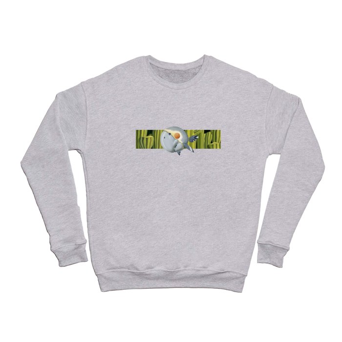Gray Parrot Crewneck Sweatshirt