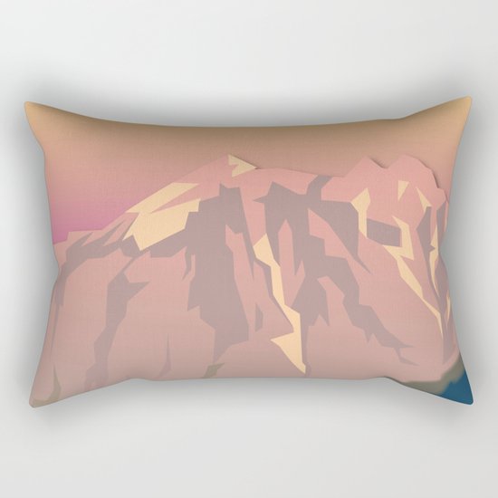 Night Mountains No. 47 Rectangular Pillow