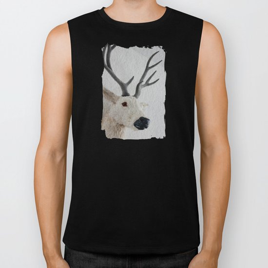 Winter Deer - JUSTART © Biker Tank