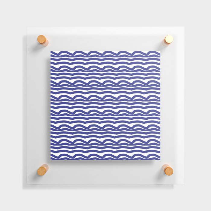 Indigo Doodle No4 Floating Acrylic Print