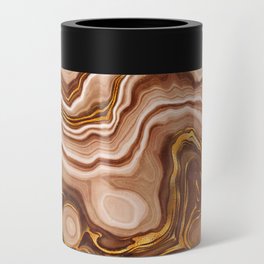 Golden Agate Texture 09 Can Cooler