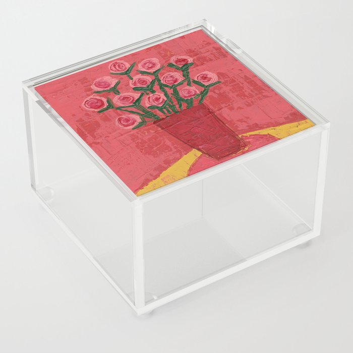 Forever Flowers From Dawn by Love Katie Darling Acrylic Box