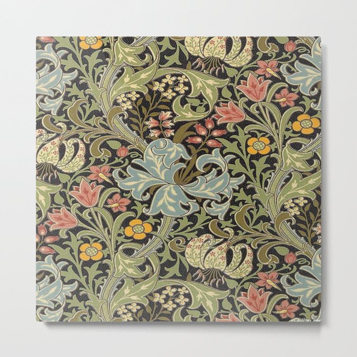 William Morris floral design  Metal Print