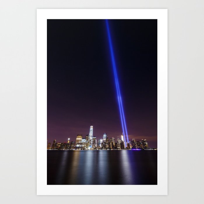 Tribute in Light 9/11 2015 #6 Art Print