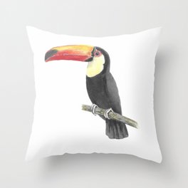 Toucan  Throw Pillow