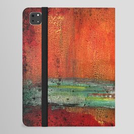 Abstract Copper iPad Folio Case