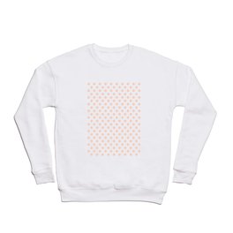 Vintage Dot Pale Peach Crewneck Sweatshirt