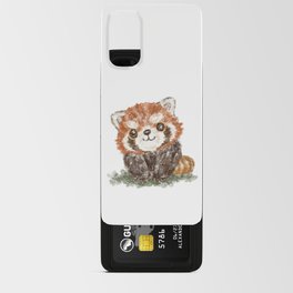 Smiling red panda Android Card Case