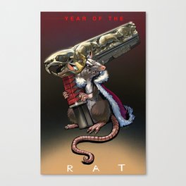 Year of the Rat-King Canvas Print