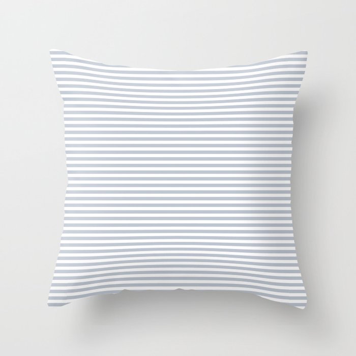 grey and white striped pillow