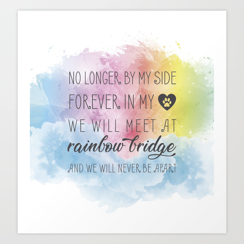 Rainbow Bridge Art Print By Matishouse Society6