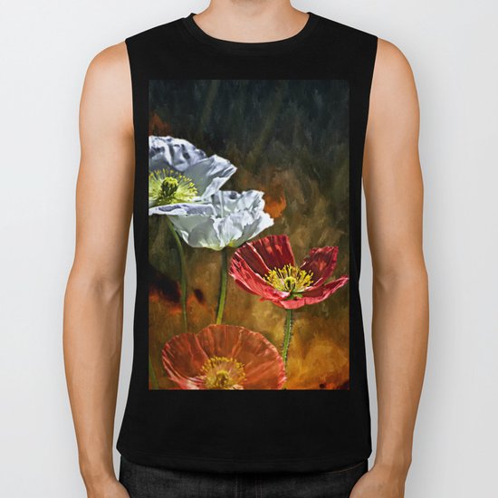 California Poppy Biker Tank