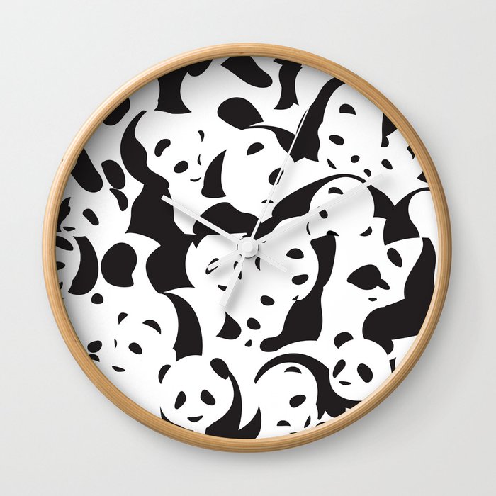 Panda Panda Wall Clock