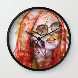Julianne Moore Sunflower Wall Clock