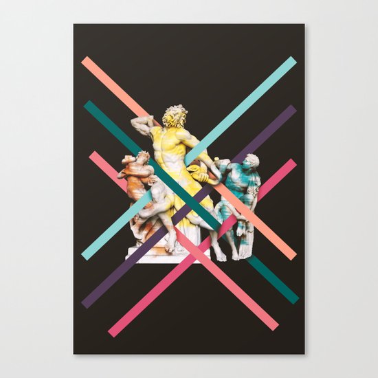 Laocoön and his sons Canvas Print