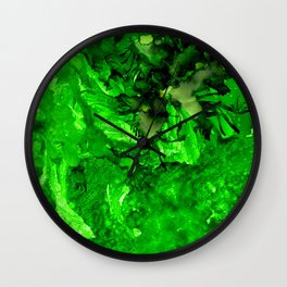 Green Envy Wall Clock