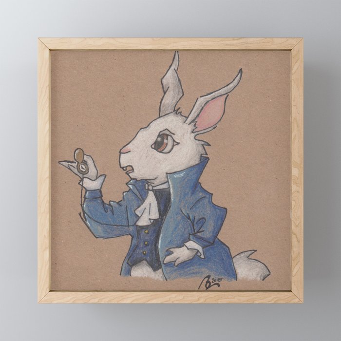 Rabbit Framed Mini Art Print