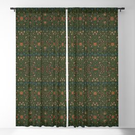 William Morris Arts & Crafts Pattern #6 Blackout Curtain