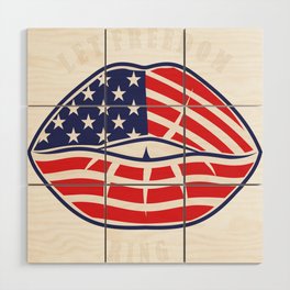 4th of July Independence Day American Wood Wall Art