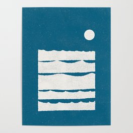 Waves: moonlight Poster