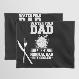 Water Polo Ball Player Cap Goal Game Placemat