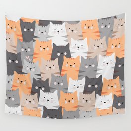 Cats Cats Cats Wall Tapestry