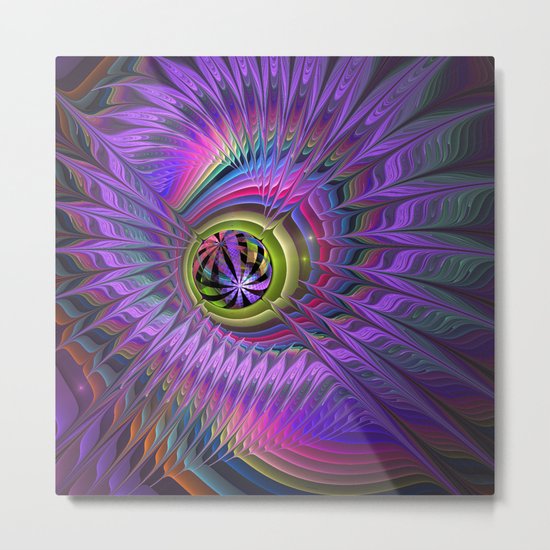 Peacock eye Metal Print