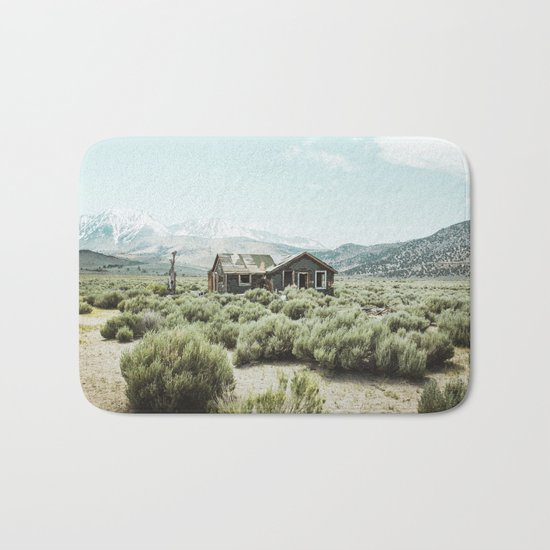 Old house in desert Bath Mat