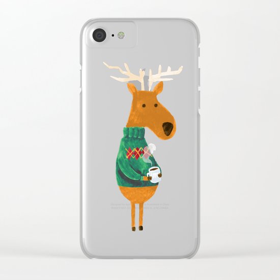 Hot Coffee Clear iPhone Case