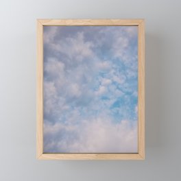 clouds Framed Mini Art Print