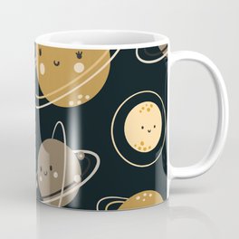 seamless space pattern Mug