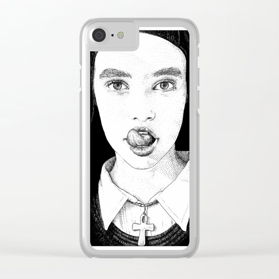 asc 228 - La Pureté (Purity is for madmen to make fools of us all) Clear iPhone Case