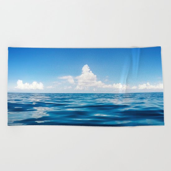 Deep Blue Beach Towel