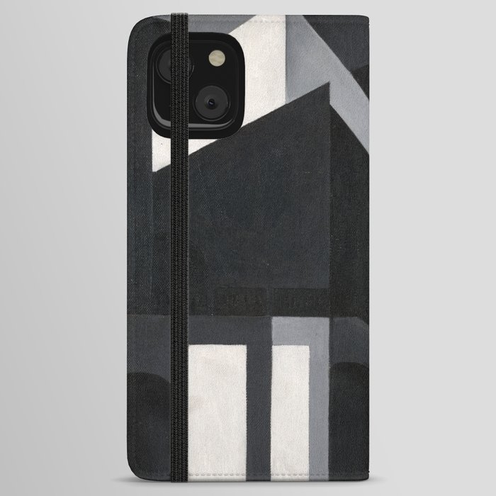 City Shapes - Louis Lozowick (1922) iPhone Wallet Case