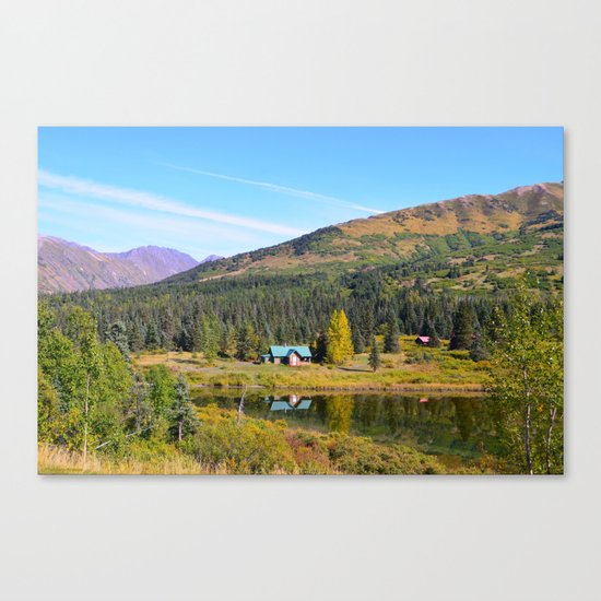 Lake Retreat - Alaska Canvas Print