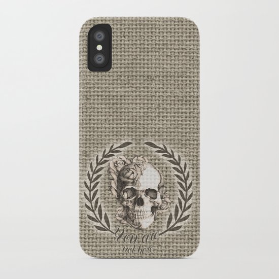 You are not here iPhone Case