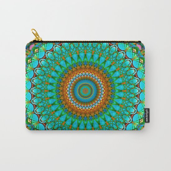 Geometric Mandala G388 Carry-All Pouch