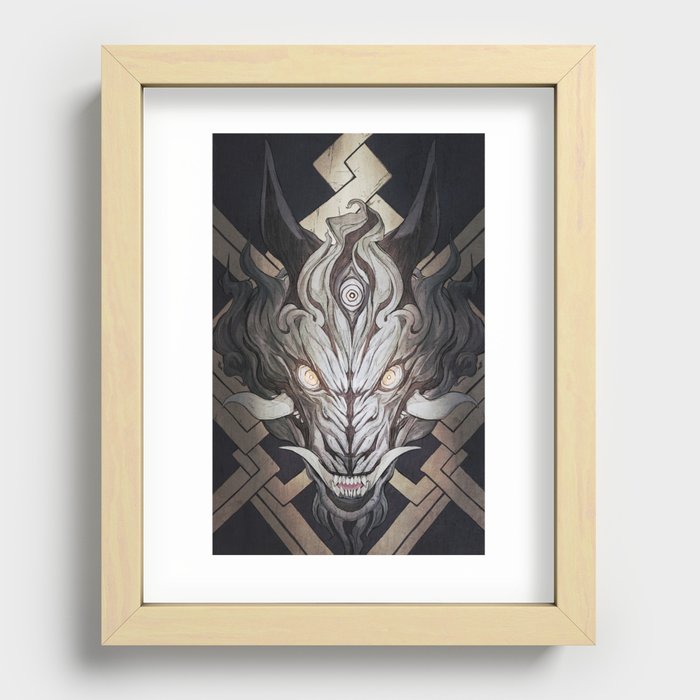 The Wolf 02 Recessed Framed Print