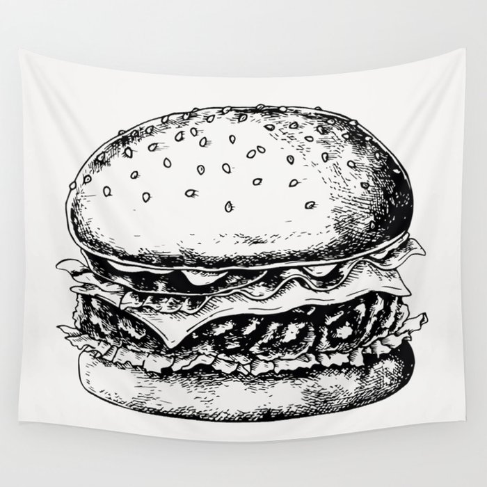 Hamburger Wall Tapestry