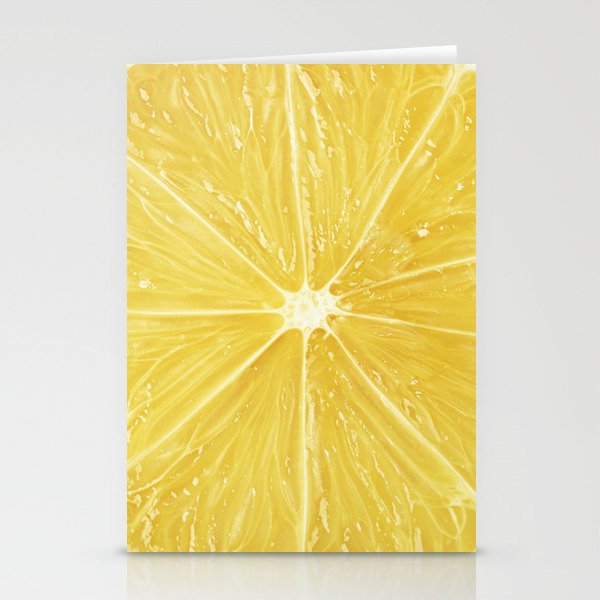 Slice of lemon Stationery Cards