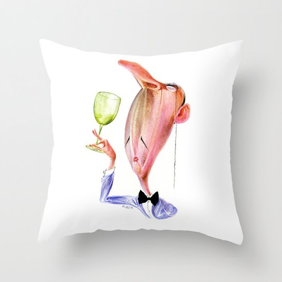 Wine Snob No.1 Throw Pillow