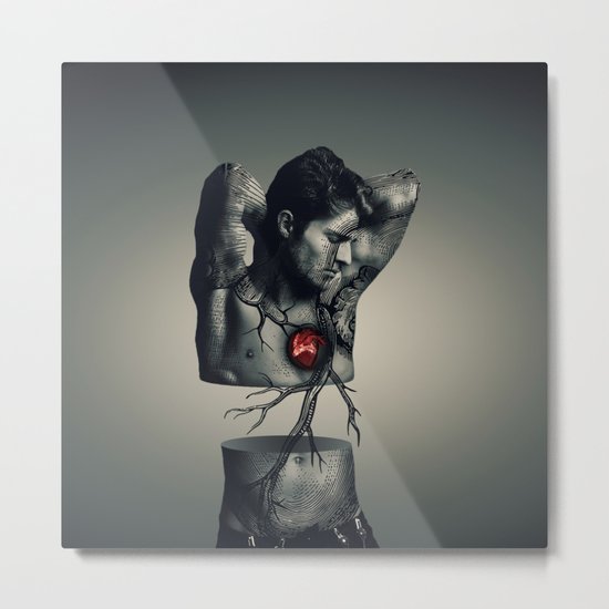 i carry your heart with me Metal Print