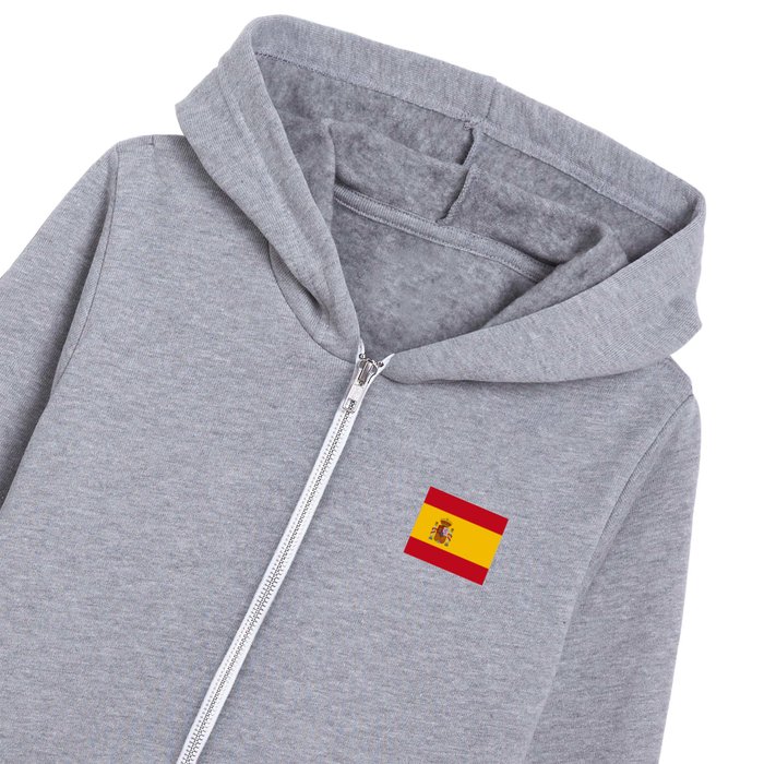 Flag of spain-spain,flag,flag of spain,espana,spanish,espanol,Castellano,Madrid,Barcelona, Kids Zip Hoodie